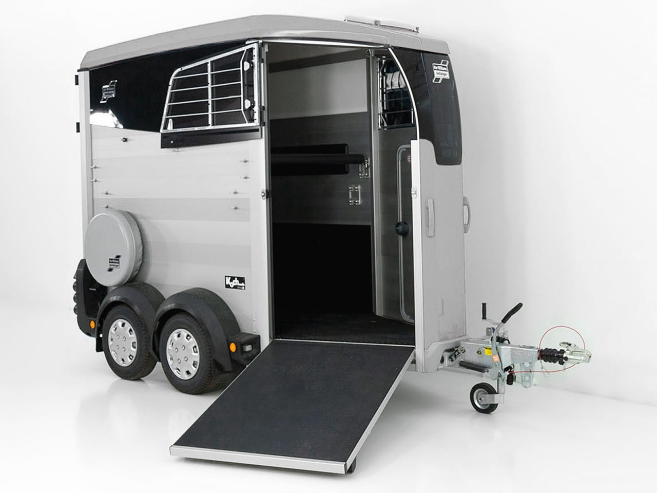 Ifor Williams Pferdeanhänger HBX 403|Frontausstieg|neues Modell|silber-Neu