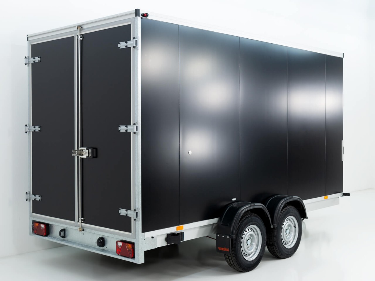 Vezeko Kofferanhänger 184x355cm Höhe:205cm 2,7t|schwarz-Neu