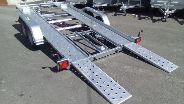 Kippbarer Autotransportanhänger 2000 kg – 4,00 × 1,90 m Plattform – Doppelachse