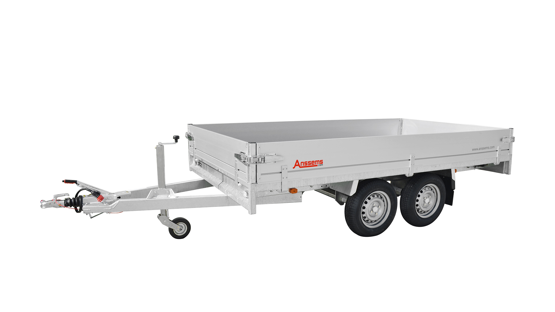 Anssems PKW Anhänger Hochlader Alu PSX 2000 kg, Ladefläche 3,25 x 1,78 m