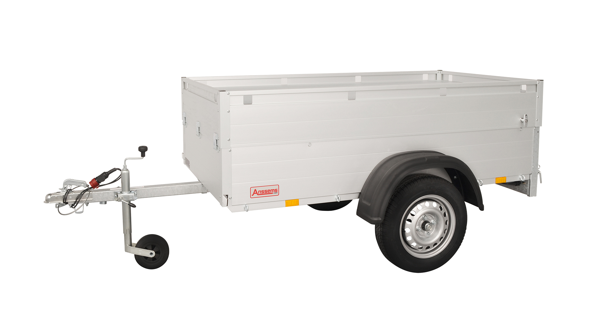 Anssems PKW Anhänger Tieflader Alu GT 750 kg, Ladefläche 2,01 x 1,01 m - mit Deckel