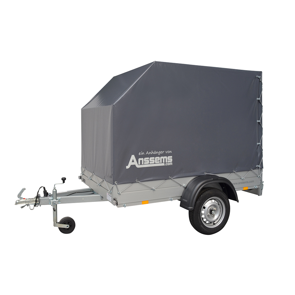 12100144_1_Galerie.jpg Anssems PKW Anhänger Tieflader Alu GT 750 kg, Ladefläche 2,51 x 1,26 m - mit Aktionsplane 150 – Image 1