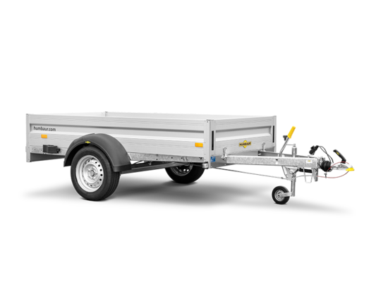 15100109_1_GALERIE.png Humbaur PKW-Anhänger HA 153015 KV Alu 1500kg Ladefläche 3,03 x 1,50m mit Klappe vorn – Image 1