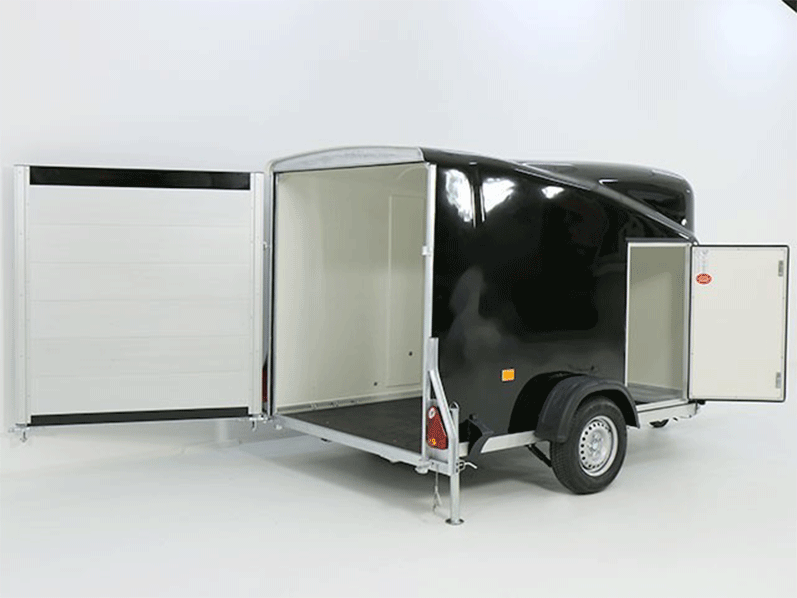 Debon Kofferanhänger DK Vollpoly 150x290cm H:160cm|neues Modell|schwarz