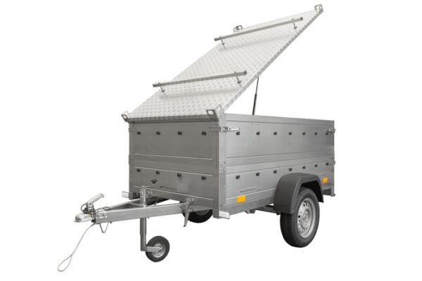 Anhänger mit Deckel Garden Trailer 200 KIPP 200×106 cm 750 kg-Deckelanhänger-Neu