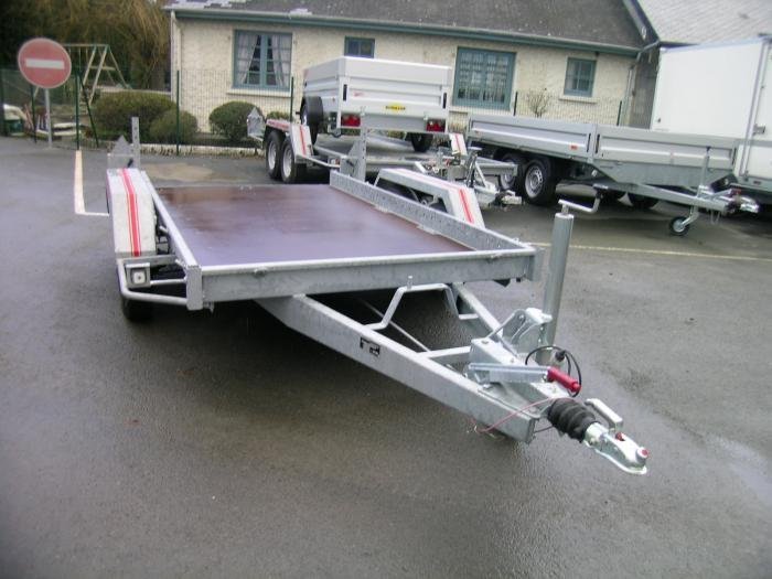 remorques_291_4YeAkh-1.jpg Doppelachsiger Pritschenanhänger – 350 × 174 cm – zulässiges Gesamtgewicht bis zu 2700 kg – Image 1